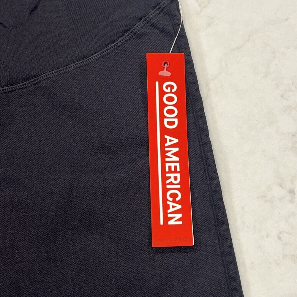 Good American NEW Maternity Seamless Leggings GP0230 BLACK Size 4/5 (XL/2XL) - Picture 9 of 13